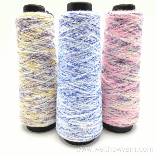 100% Polyester Brush Yarn Space Dyed Yarn